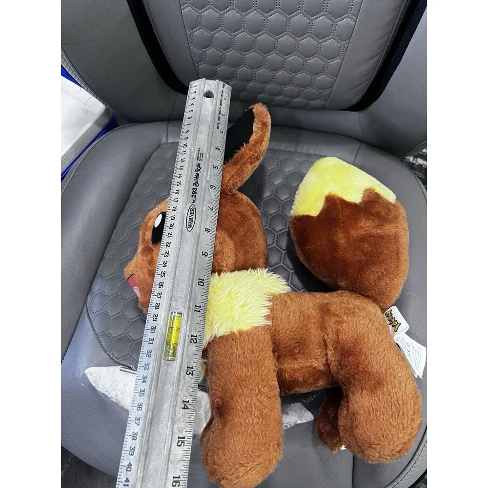 Build A Bear BAB 2018 Pokemon Eevee Plush Brown Yellow Collectable Toy Kids 16